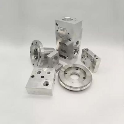 Части серебряное ISO9001 оборудования металла твердости частей CNC изготовленные на заказ филируя