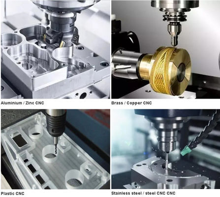 Части CNC твердости поворачивая анодируя компоненты CNC подвергая механической обработке